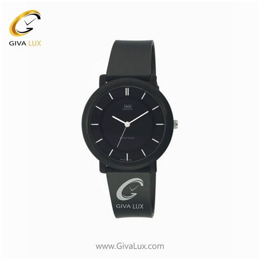 ساعت مچی اسپرت بند پی یو عقربه ای مشکی کیو اند کیو VQ94J003Y