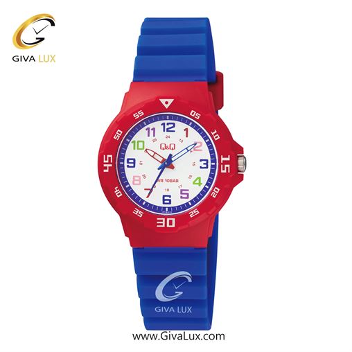 ساعت مچی اورجینال بچه گانه کیو اند کیو Q&Q قرمز | آبی| سفید| کد رفرنس VR19J010Y