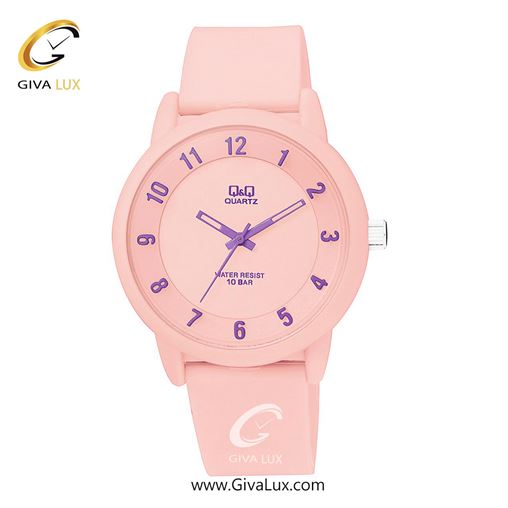 ساعت مچی اورجینال مردانه کیو اند کیو Q&Q صورتی | صورتی| صورتی| کد رفرنس VR52J010Y