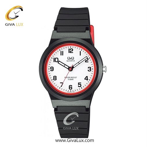 ساعت مچی اورجینال مردانه کیو اند کیو Q&Q مشکی | مشکی| قرمز-سفید| کد رفرنس VR94J004Y