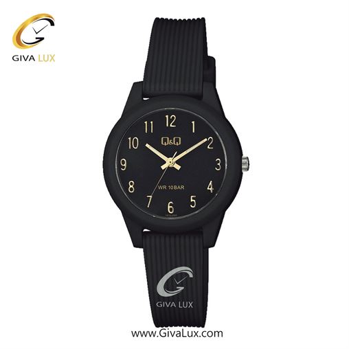 ساعت مچی اورجینال زنانه کیو اند کیو Q&Q مشکی | مشکی| مشکی| کد رفرنس VS13J009Y