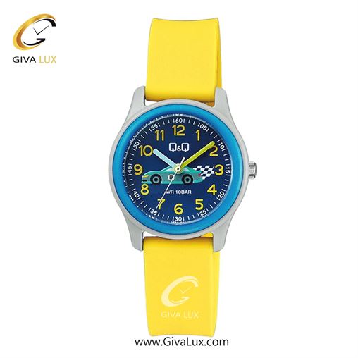 ساعت مچی اورجینال بچه گانه کیو اند کیو Q&Q آبی-طوسی | زرد| سرمه ای-گلدار/طرحدار| کد رفرنس VS59J007Y