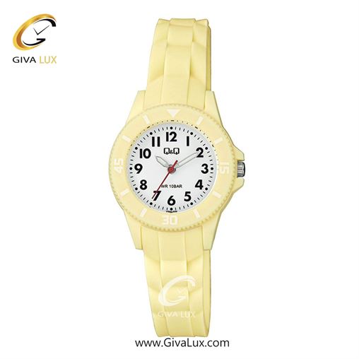 ساعت مچی اورجینال زنانه کیو اند کیو Q&Q زرد | زرد| سفید| کد رفرنس VS66J008Y