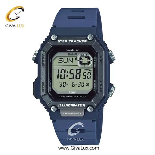 ساعت مچی اورجینال مردانه کاسیو Casio سرمه ای | سرمه ای| مشکی| کد رفرنس WS-B1000-2AVDF WS-B1000-2AVDF.jpg