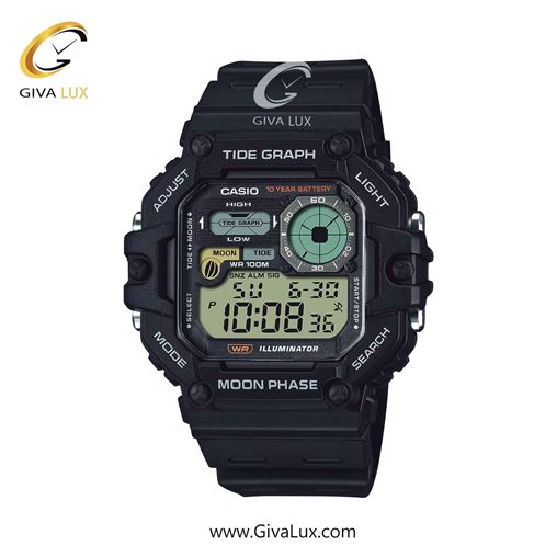 ساعت مچی اورجینال مردانه کاسیو Casio مشکی | مشکی| مشکی| کد رفرنس WS-1700H-1AVDF