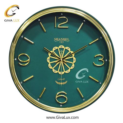 ساعت دیواری اورجینال شاندل پلاستیک فشرده ABS طلایی-سفید| کد رفرنس X200 X201.jpg