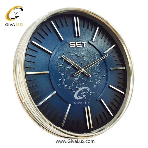 ساعت دیواری آلیاژ فلزی ست عرض قاب 50 سانتیمتر  | نقره ای | کد رفرنس X800 X800-2.jpg