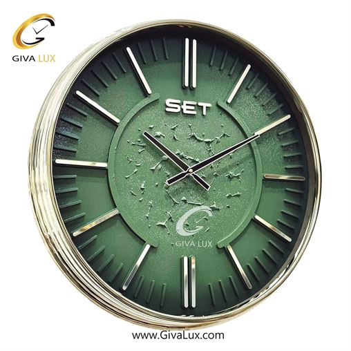 ساعت دیواری آلیاژ فلزی ست عرض قاب 50 سانتیمتر  | نقره ای | کد رفرنس X800 X800-3.jpg