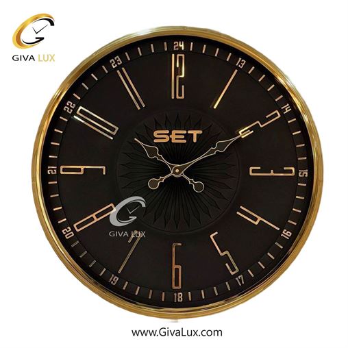 ساعت دیواری اورجینال ست آلیاژ فلزی طلایی| کد رفرنس M103
