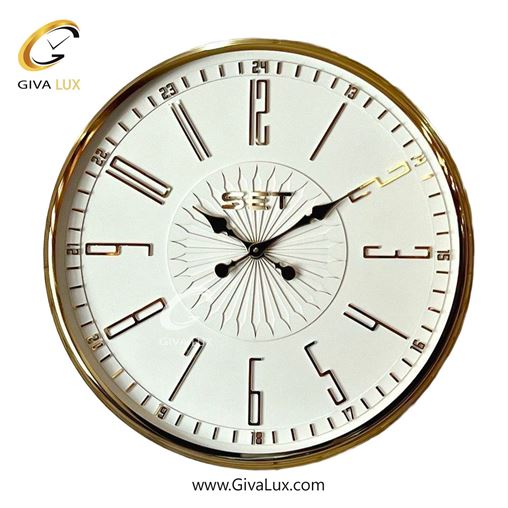 ساعت دیواری اورجینال ست آلیاژ فلزی طلایی| کد رفرنس M103