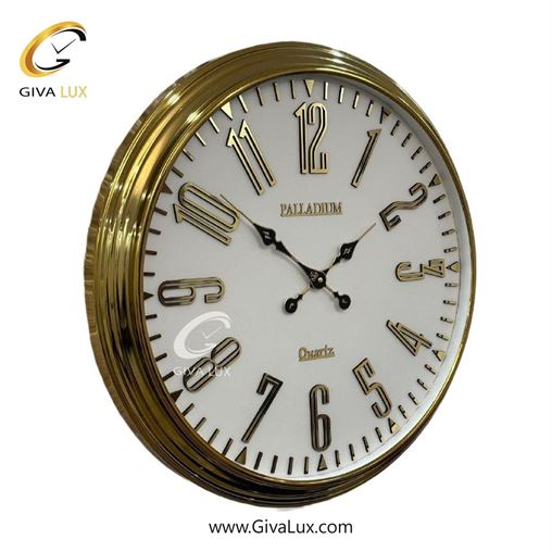 ساعت دیواری اورجینال پالادیوم آلیاژ فلزی طلایی| کد رفرنس S500