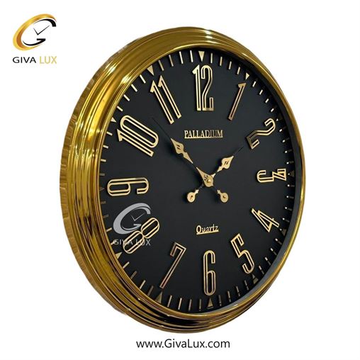 ساعت دیواری اورجینال پالادیوم آلیاژ فلزی طلایی| کد رفرنس S500