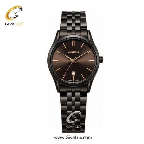ساعت مچی  زنانه سیکو SEIKO  مشکی | مشکی| قهوه ای| seiko-1G.jpg