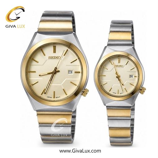 ساعت مچی ست سیکو SEIKO طلایی-نقره ای | طلایی-نقره ای| کرم|