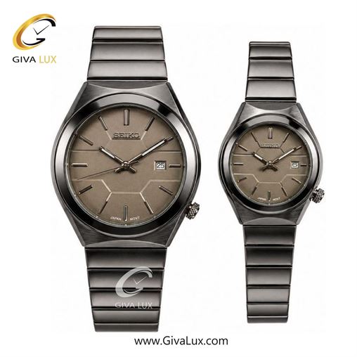 ساعت مچی ست سیکو SEIKO تیتانیوم | تیتانیوم| بژ|