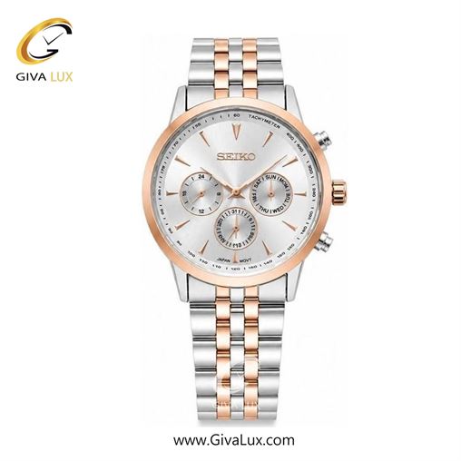 ساعت مچی  مردانه سیکو SEIKO سه موتوره فول تایم طلایی | نقره ای-طلایی| طلایی| seiko-41G.jpg