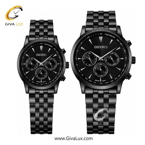 ساعت مچی  ست سیکو SEIKO سه موتوره فول تایم رزگلد | رزگلد-نقره ای| نقره ای| seiko-42.jpg