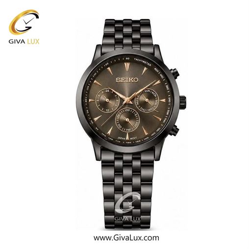 ساعت مچی  مردانه سیکو SEIKO سه موتوره فول تایم مشکی | مشکی| مشکی| seiko-43G.jpg