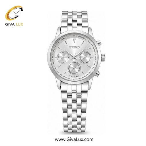 ساعت مچی  زنانه سیکو SEIKO سه موتوره فول تایم طلایی | طلایی-نقره ای| نقره ای| seiko-47L.jpg