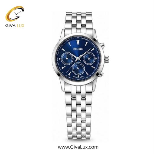ساعت مچی  زنانه سیکو SEIKO سه موتوره فول تایم نقره ای | نقره ای| نقره ای| seiko-50L.jpg