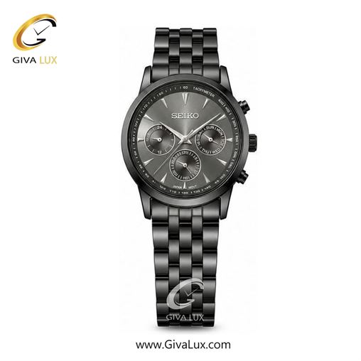 ساعت مچی  زنانه سیکو SEIKO سه موتوره فول تایم تیتانیوم | تیتانیوم| دودی|تیتانیوم| seiko-52L.jpg