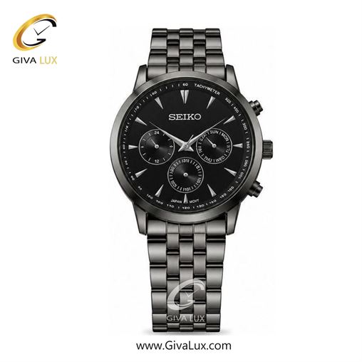 ساعت مچی  مردانه سیکو SEIKO سه موتوره فول تایم مشکی | مشکی| مشکی| seiko-55G.jpg