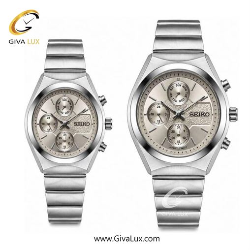 ساعت مچی  ست سیکو SEIKO سه موتوره فول تایم نقره ای | نقره ای| نقره ای| seiko-58.jpg