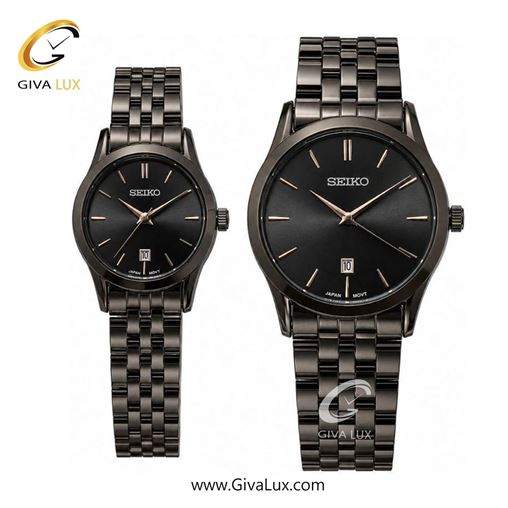ساعت مچی  ست سیکو SEIKO  مشکی | مشکی| قهوه ای| seiko-7.jpg