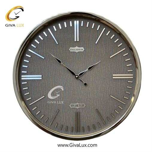 ساعت دیواری اورجینال پالادیوم آلیاژ فلزی نقره ای| کد رفرنس X200