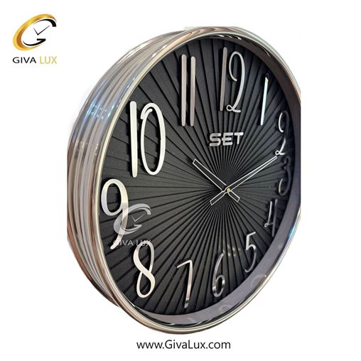 ساعت دیواری اورجینال ست آلیاژ فلزی نقره ای| کد رفرنس X400