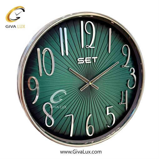 ساعت دیواری اورجینال ست آلیاژ فلزی نقره ای| کد رفرنس X400