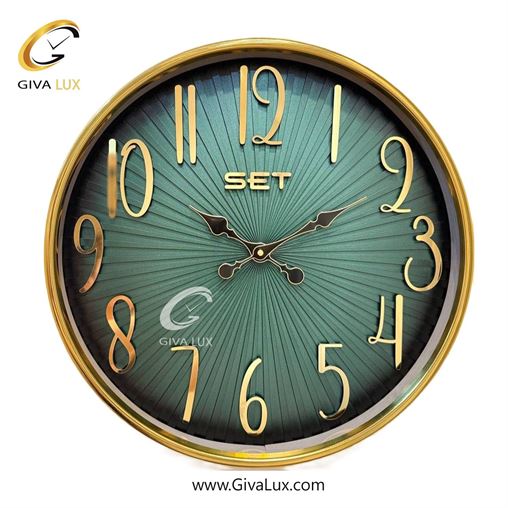 ساعت دیواری اورجینال ست آلیاژ فلزی طلایی| کد رفرنس X500