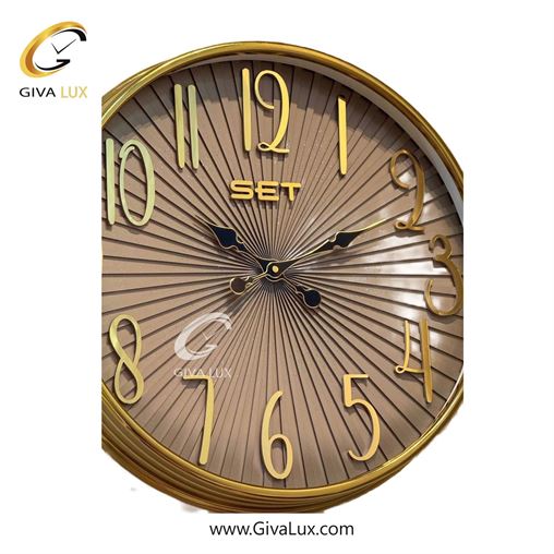 ساعت دیواری اورجینال ست آلیاژ فلزی طلایی| کد رفرنس X500