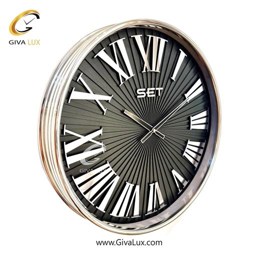 ساعت دیواری اورجینال ست آلیاژ فلزی نقره ای| کد رفرنس X600