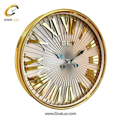 ساعت دیواری اورجینال ست آلیاژ فلزی طلایی| کد رفرنس X700