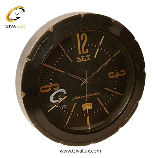 ساعت دیواری اورجینال ست PVC قهوه ای| کد رفرنس استایل
