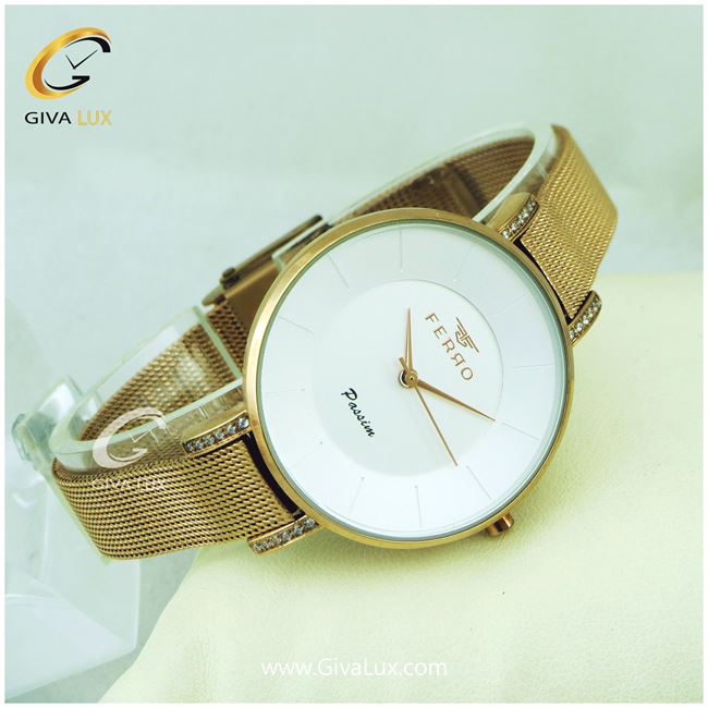 ساعت مچی اورجینال زنانه فرو FERRO مدل F81707CWT