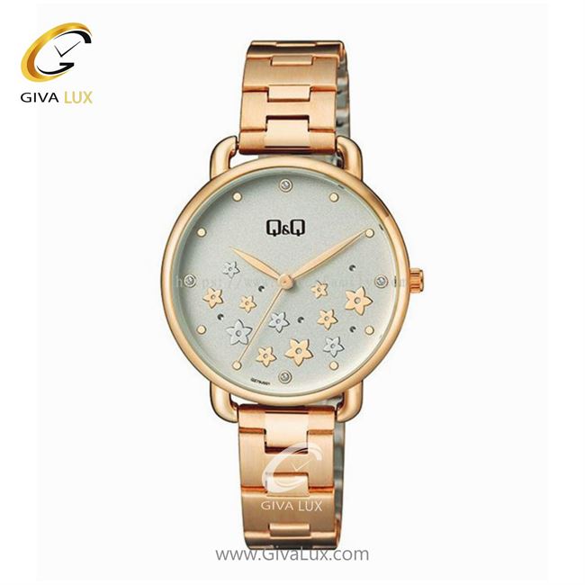ساعت مچی زنانه بند فلزی کیو اند کیو QZ79J001Y