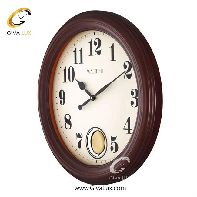 ساعت دیواری اورجینال والتر چوب قهوه ای| کد رفرنس 6038BR 6038-BR-1.jpg