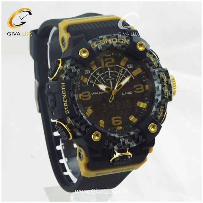 ساعت مچی اسپرت کاسیو جیشاک G-shock دو زمانه مشکی