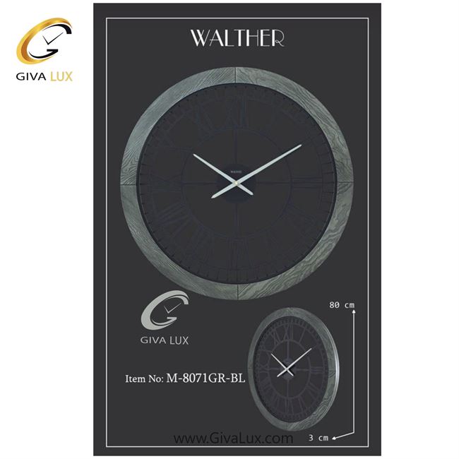 ساعت دیواری اورجینال والتر آلیاژ فلزی-چوب قهوه ای| کد رفرنس 8071WGR 8071GR-1.jpg