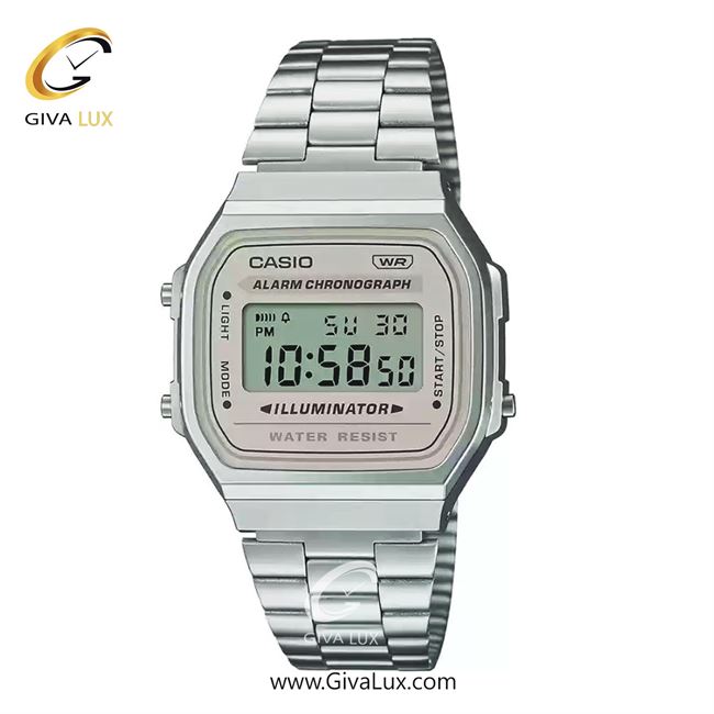 ساعت مچی اورجینال مردانه-یونیسکس-زنانه کاسیو Casio نقره ای | نقره ای| صورتی| کد رفرنس A168WA-8AYDF