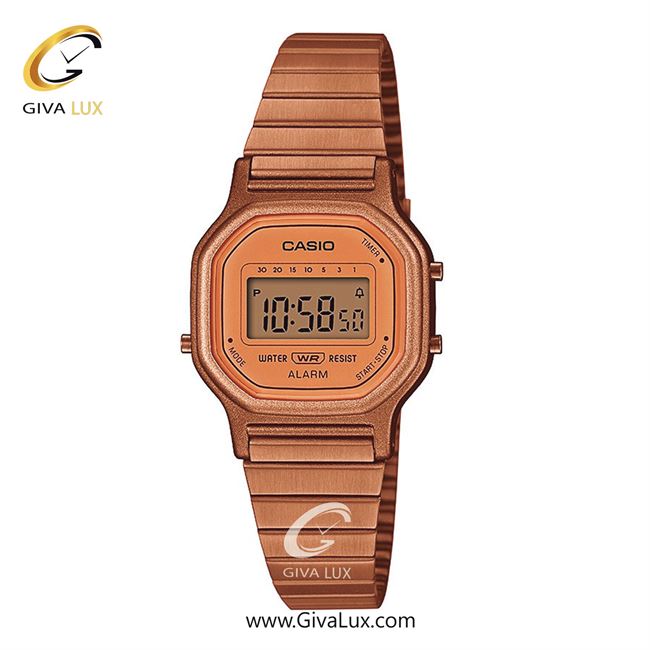 ساعت مچی اورجینال زنانه کاسیو Casio رزگلد | رزگلد| رزگلد| کد رفرنس LA-11WR-5ADF