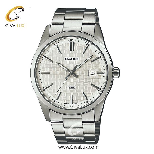 ساعت مچی اورجینال مردانه کاسیو Casio نقره ای | نقره ای| نقره ای| کد رفرنس MTP-VD03D-7AUDF