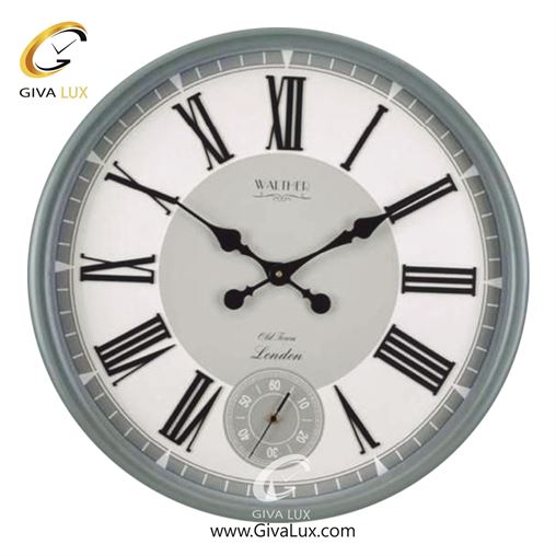 ساعت دیواری اورجینال والتر چوب طوسی| کد رفرنس 6011GR 6011-GR.jpg