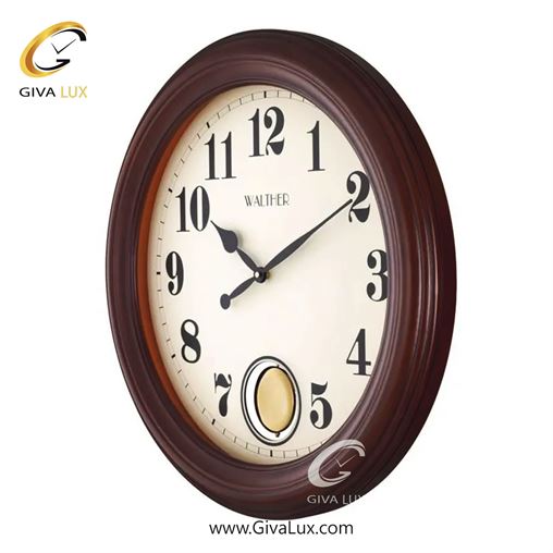 ساعت دیواری اورجینال والتر چوب قهوه ای| کد رفرنس 6038BR 6038-BR-1.jpg