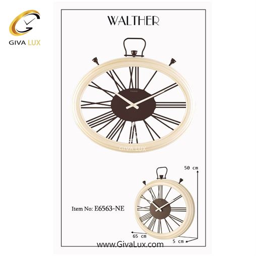 ساعت دیواری اورجینال والتر چوب-آلیاژ فلزی سفید| کد رفرنس 6563WH 6563NE-1.jpg