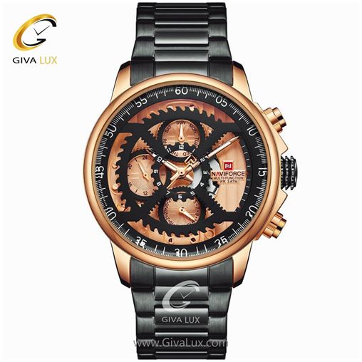 ساعت مچی مردانه بند فلزی نوی فورس NF9150 9150RGB.jpg