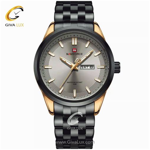 ساعت مچی مردانه بند فلزی ناوی فورس مدل NF9203 9203RGGY.jpg