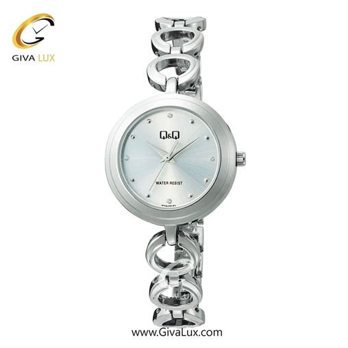 ساعت مچی اورجینال کیو اند کیو زنانه نقره ای | نقره ای | سفید | کد رفرنس F10A001PY F11A001PY.jpg